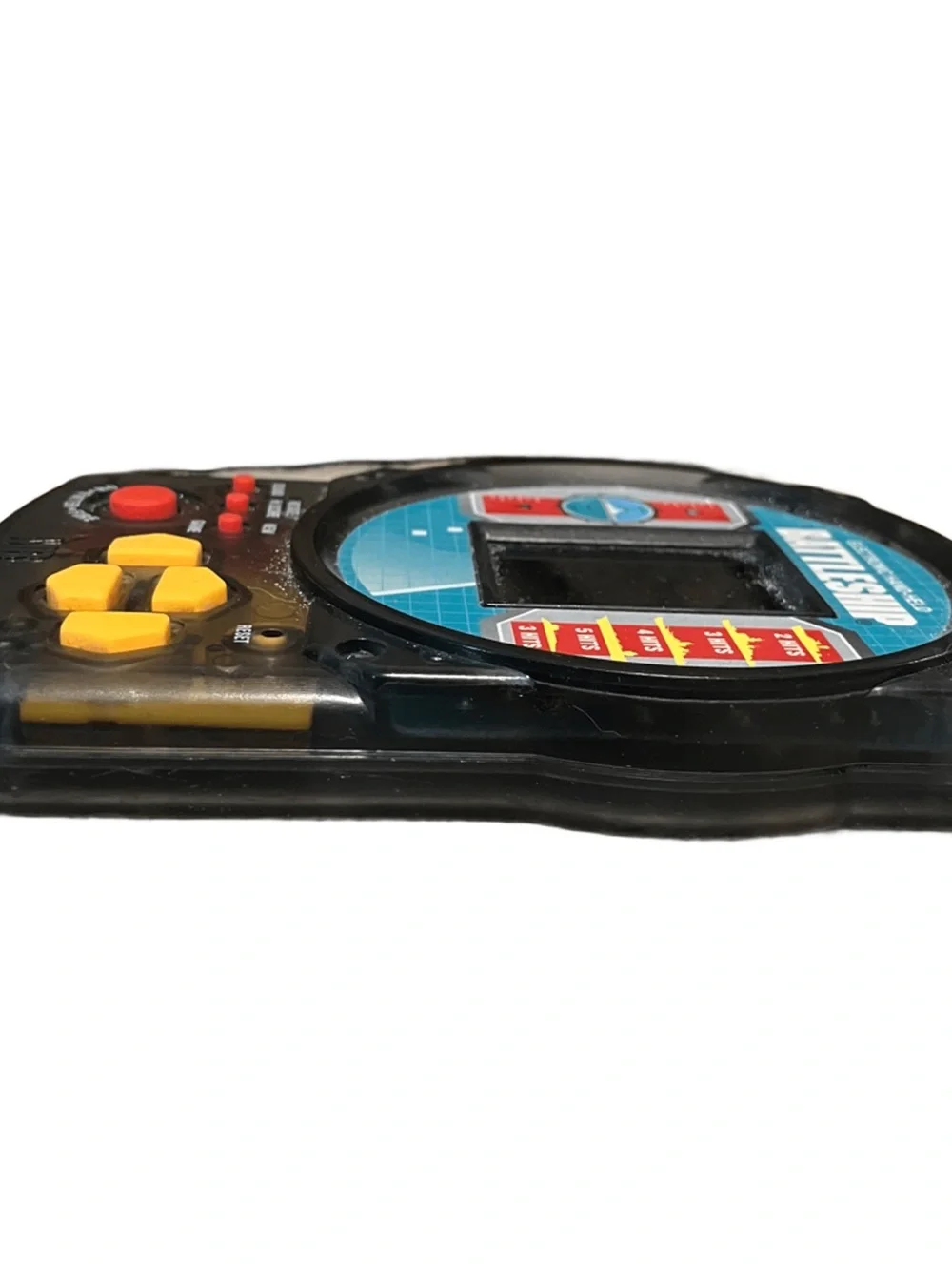 Vintage 1995 Milton Bradley Electronic Hand-held BATTLESHIP game Tested & Works